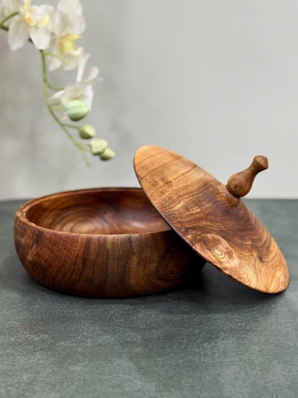 آجیل خوری چرخانpastilwood چوب گردو