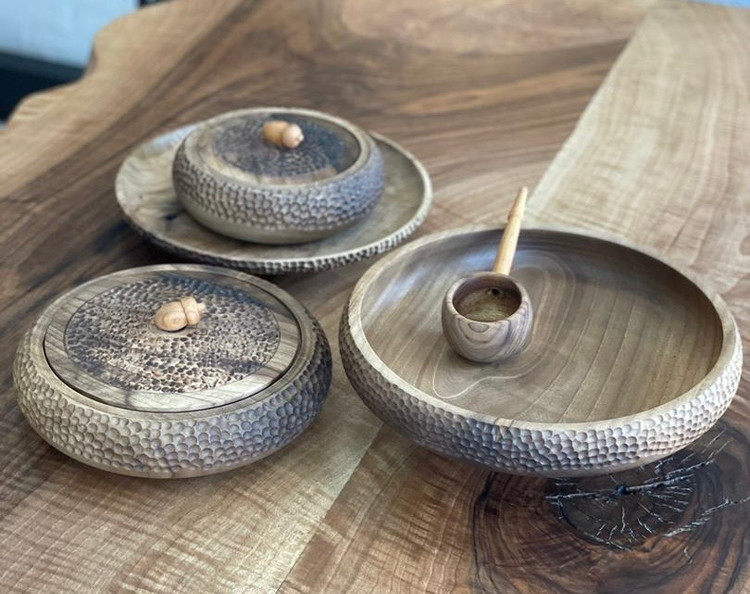 ست پذیرایی pastilwood چوب گردو طرح بلوط