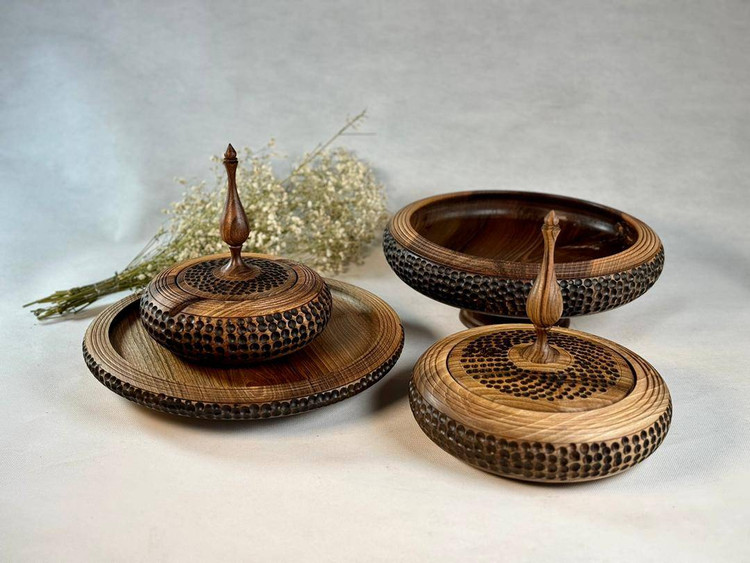 ست پذیرایی شماره ۳ pastilwood چوب گردو