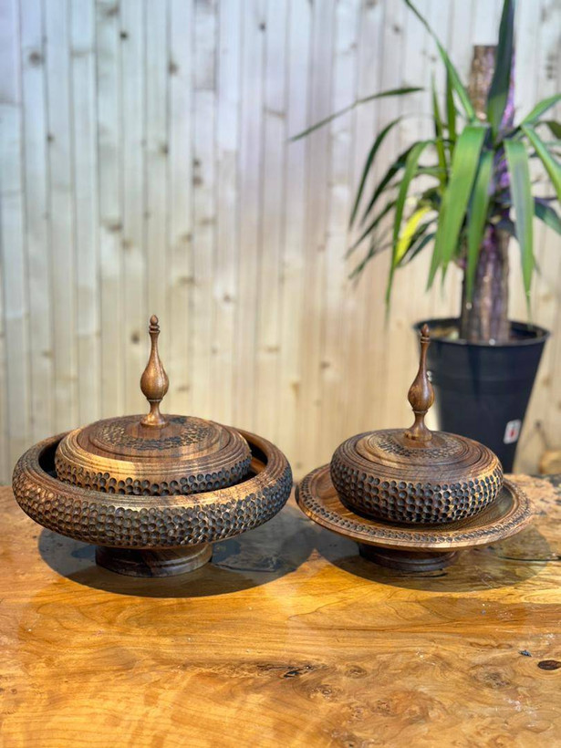 ست پذیرایی شماره ۳ pastilwood چوب گردو