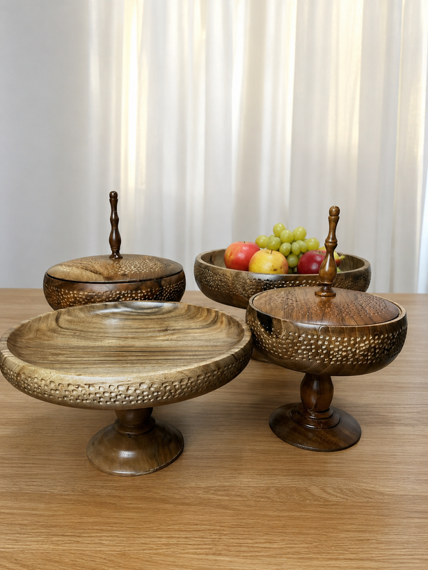 ست پذیرایی شماره ۶ pastilwood چوب گردو