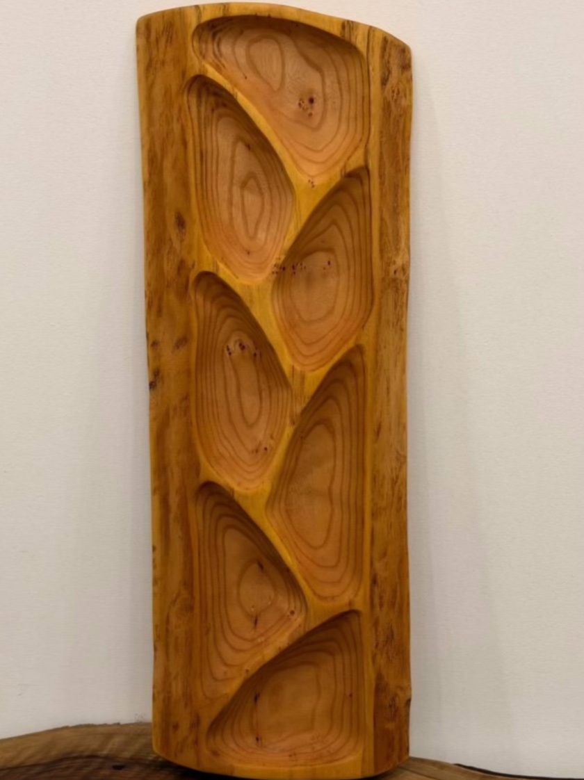 اردوخوری شماره ۱۳_ روستیک چند خانه pastilwood چوب گردو _ تک نسخه