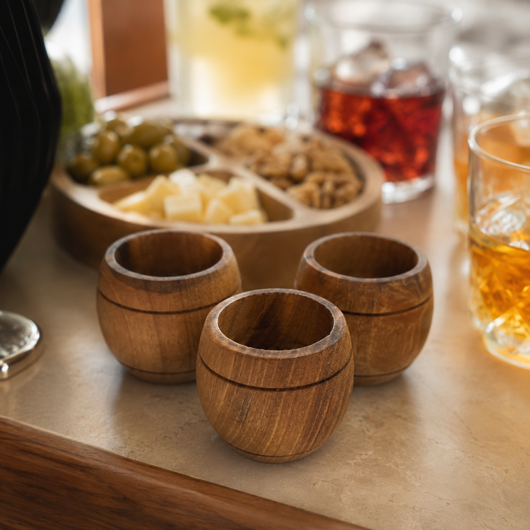 شات چوبی دستساز_pastilwood| مناسب سرو اسپرسو و نوشیدنی